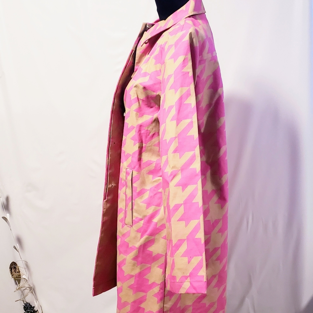 💥Host Pick💥Isaac Mizrahi houndstooth coat  M🦄💋 - Picture 3 of 7